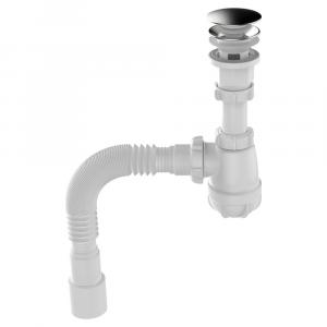 Сифон для раковины Aquant  D40 мм белый S4015-30-MR с донным клапаном click-clack