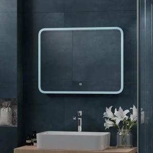 Зеркало Континент Bruno LED 80x60 ЗЛП2161 с подсветкой с сенсорным выключателем