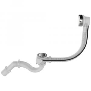 Сифон для ванны Aquant 1 1-2х40 мм V323-18-MR с переливом-полуавтоматом