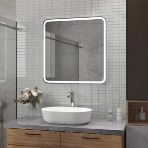 Зеркало Континент Russo LED 70х70 ЗЛП4864 с подсветкой