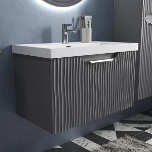Тумба подвесная Equil Mirage 80.1Y 80 cм серая
