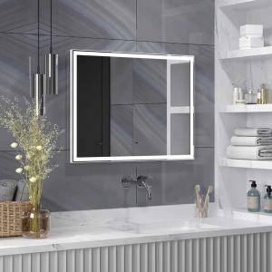 Зеркало Континент Strong White LED 100x70 ЗЛП5177 с подсветкой