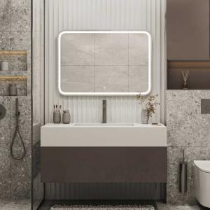 Зеркало CONTINENT Russo ЗЛП3037 80x70 с подсветкой