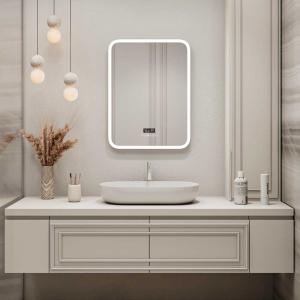 Зеркало CONTINENT Glamour ЗЛП130 60х80 с подсветкой и МФП