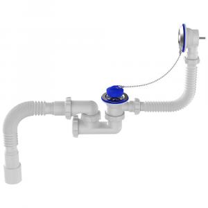 Сифон для ванны Aquant 1 1-2х40 мм V255-25-MR с переливом