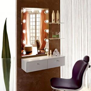 Зеркало Континент Бриджит LED 60х80 см ЗГП03 гримерное с подсветкой