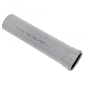 Труба Саратовпластика Ø110x2.2 мм 0.25 м серая для внутренней канализации