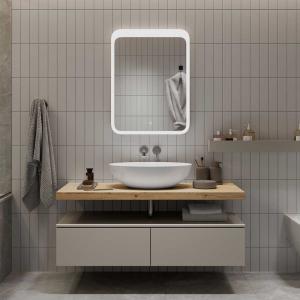 Зеркало CONTINENT Lacio ЗЛП509 60х80 с подсветкой