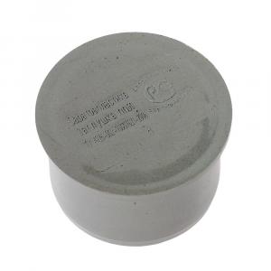 Заглушка Саратовпластика Ø50 мм серая для внутренней канализации