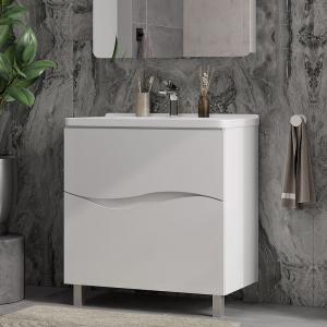 Тумба под раковину Volna 80.2Y белая