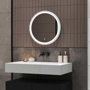 Зеркало CONTINENT Style White ЗЛП789 D60 с подсветкой