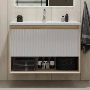 Тумба подвесная Jorno Tossony 90 Сонома светлая