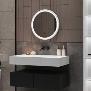 Зеркало CONTINENT Style White ЗЛП4105 D60 с подсветкой