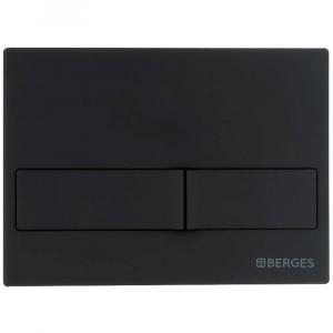 Клавиша смыва Berges Novum L5 040015 черная