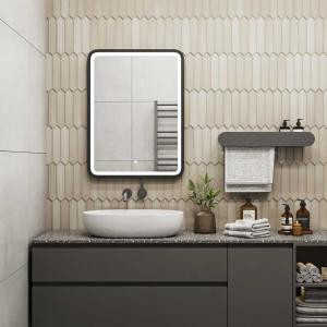 Зеркало CONTINENT Enjoy Black ЗЛП1100 60х80 см с подсветкой