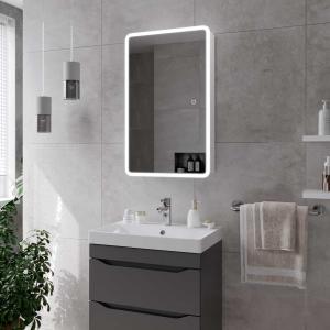 Зеркало со шкафом CONTINENT Emotion МВК128 50х80 с подсветкой