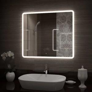 Зеркало CONTINENT Demure ЗЛП4357 80х60 с подсветкой и подогревом