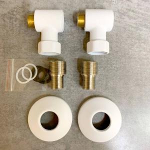 Комплект уголков Тругор для полотенцесушителей НК 1-2-3-4 белый