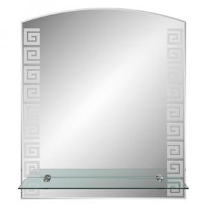 Зеркало Континент Гермес 535х620 мм с полкой