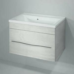 Тумба подвесная Kaksa Кристал 65 см серая