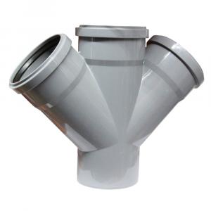 Крестовина Lammin Ø110х110х110 мм 45° Lm35020011045 серая