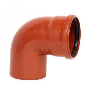 Отвод Саратовпластика d110 мм 90° ППР для наружной канализации