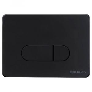 Клавиша смыва Berges Novum D5 040035 черная