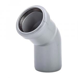 Отвод Lammin Ø50 мм 30° Lm35040005030 серый