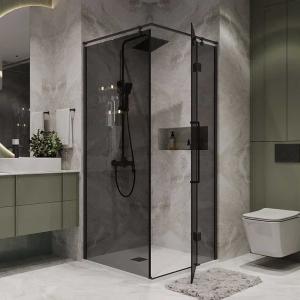 Душевой уголок Niagara Nova NG-2832-34Black 100x100 без поддона