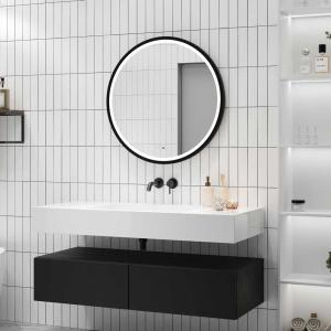 Зеркало CONTINENT Style Black ЗЛП3459 D60 см с подсветкой