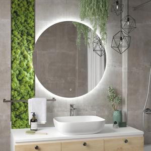 Зеркало Континент Ajour Eco D80 см ЗЛП2809 с подсветкой с сенсорным выключателем