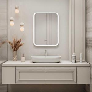 Зеркало CONTINENT Glamour ЗЛП3402 50х70 с подсветкой