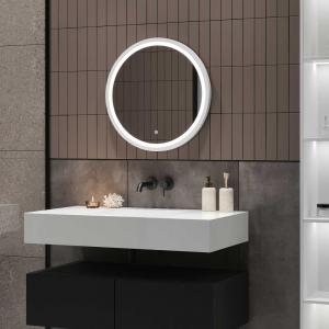 Зеркало CONTINENT Style Black ЗЛП3459 D60 см с подсветкой