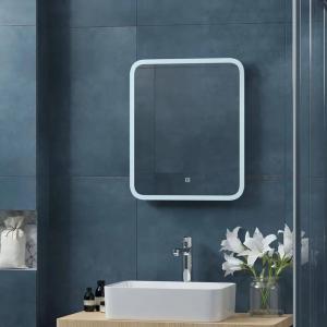 Зеркало Континент Bruno LED 60x80 ЗЛП163 с подсветкой с сенсорным выключателем Зеркало Континент Bruno LED 60x80 ЗЛП163 с подсветкой с сенсорным выключателем