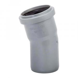 Отвод Lammin Ø50 мм 15° Lm35040005015 серый