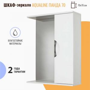 Зеркало со шкафом AquaLine Панда 70 белый