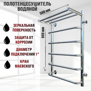 Полотенцесушитель водяной Тругор Идеал ПМ 1 П 80x50 правый