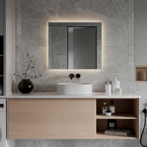 Зеркало CONTINENT Russo ЗЛП534 80x70 с подсветкой