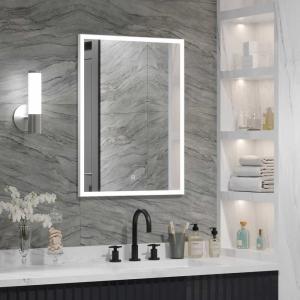 Зеркало CONTINENT Frame White ЗЛП944 60х80 c подсветкой