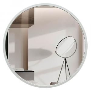 Зеркало Континент Мун белый D 70 см с рамой