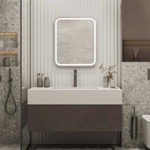 Зеркало CONTINENT Russo ЗЛП3034 60x70 c подсветкой