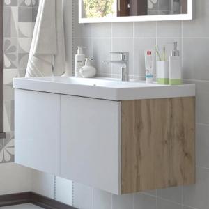 Тумба подвесная Какса Сильвия 80 см белая