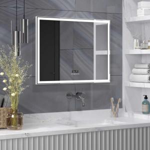 Зеркало CONTINENT Strong White ЗЛП5134 100х70 с подсветкой и МФП