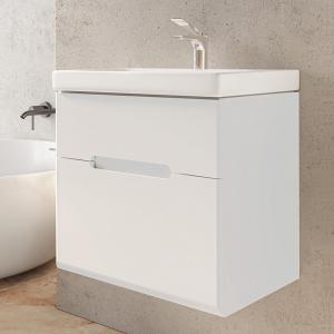 Тумба подвесная Jorno Moduo Slim 60 белая