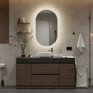 Зеркало CONTINENT Fleur ЗЛП595 65х110 с подсветкой