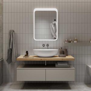 Зеркало CONTINENT Lacio ЗЛП530 50х70 c подсветкой