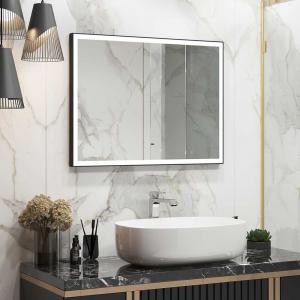 Зеркало CONTINENT Frame White ЗЛП4992 80х60 с подсветкой