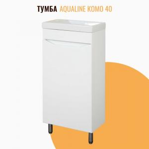 Тумба напольная AQualine Комо 40 Минор белая