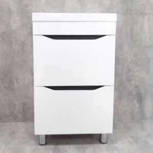 Напольная тумба Akvanova Integro 487 50 см с ящиками, белая