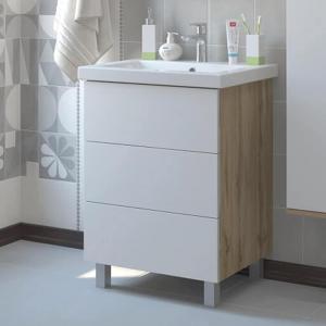 Тумба напольная Какса Сильвия 60 см белая